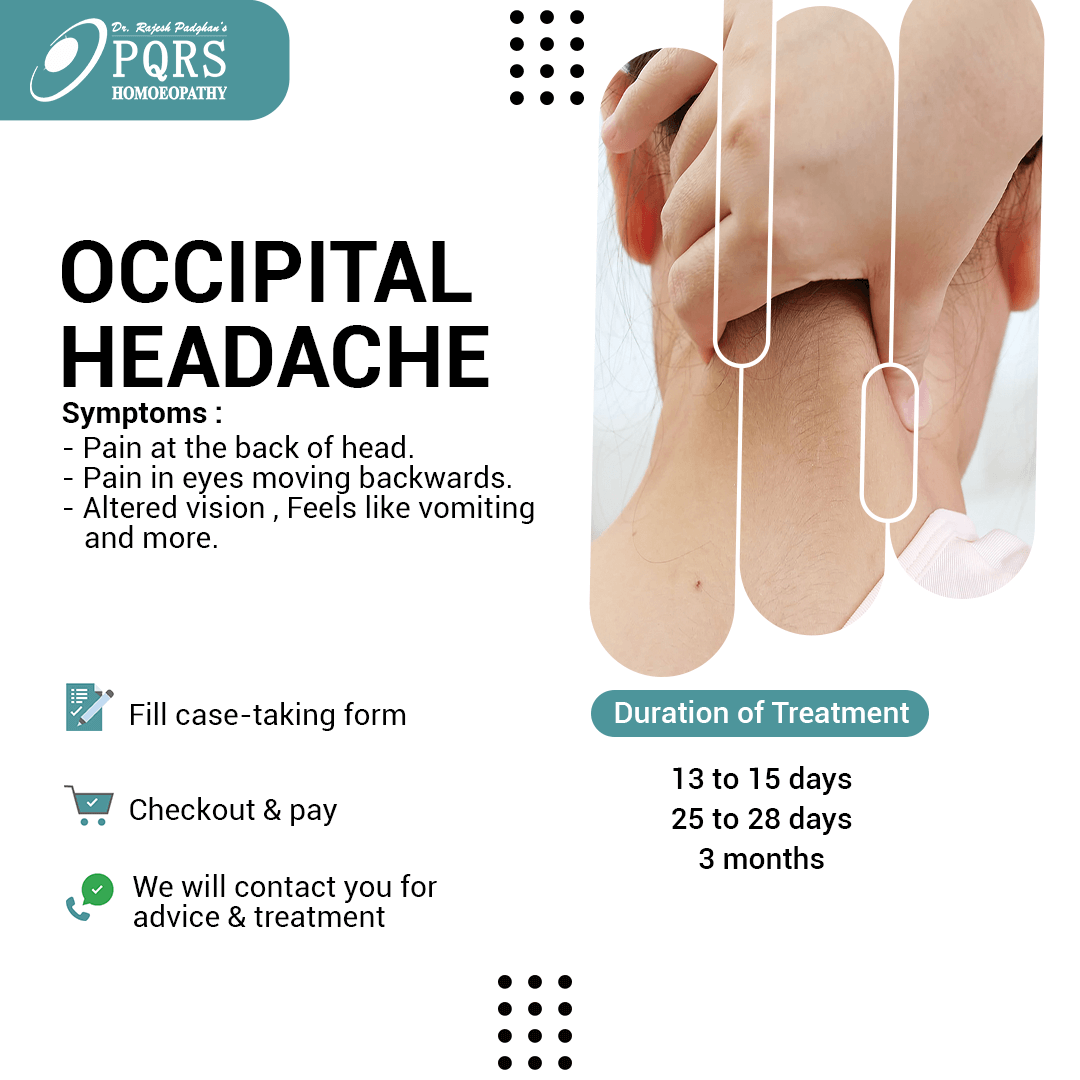 OCCIPITAL HEADACHE – PQRS Homoeopathy
